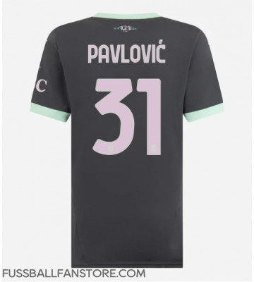 AC Milan Strahinja Pavlovic #31 Replik 3rd trikot Damen 2024-25 Kurzarm